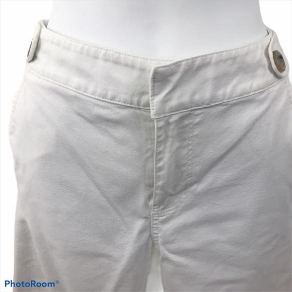 Resort Victoria Secret London Jeans Sz 8 White Chino Stretch Christie Classic C… - Picture 7 of 9